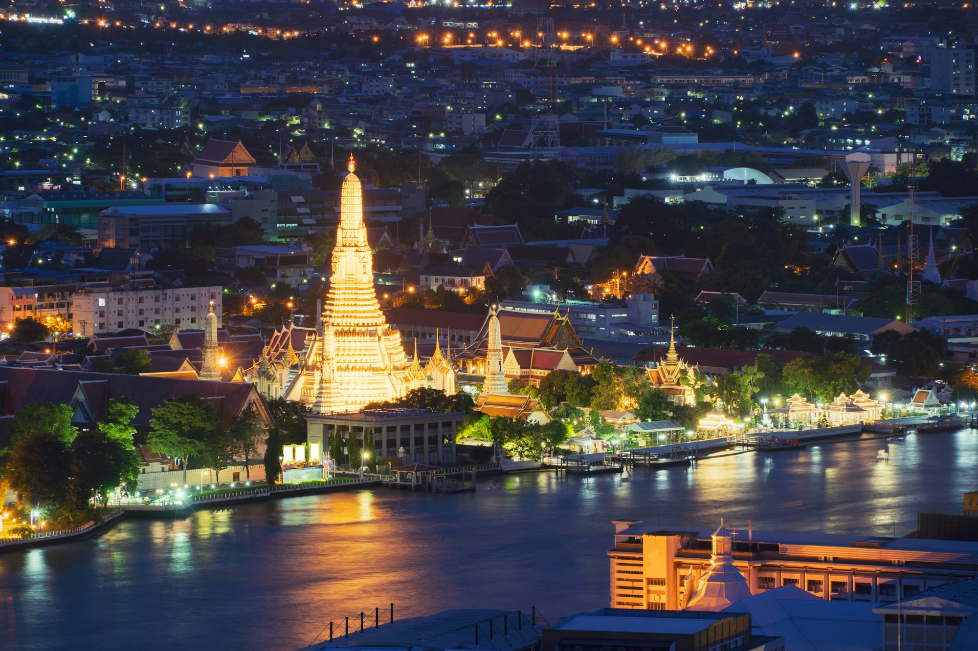 Urban city in Bangkok, Thailand