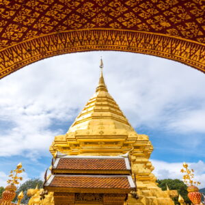 Buddhist Temple of Wat Phrathat Doi Suthep in Chiang Mai, Thailand