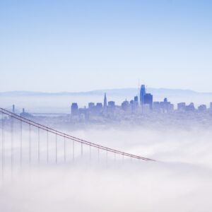 Golden Gate and San Francisco's skyline