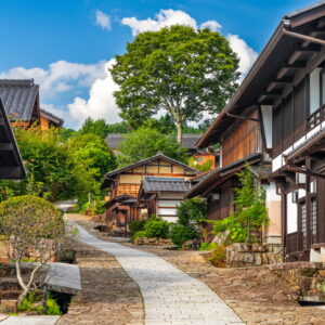 Magome, Japan Along the Nakasendo Historic Trail